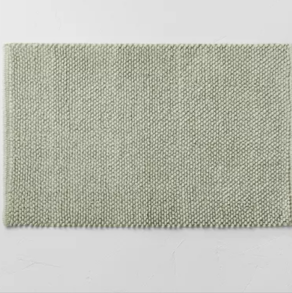 NWT Casaluna bathmat 21"-34" sage color